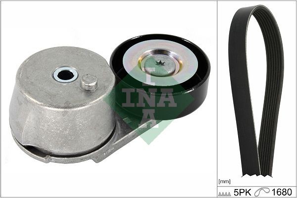 INA Ozubený klinový remeň - Sada 529 0409 10 INA 529040910 Ozubený klinový remeň Insignia B Grand Sport (Z18) cena