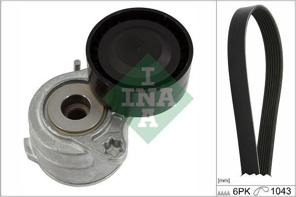 INA Kit Cinghie Poly-V 529 0419 10 INA 529 0419 10 Kit cinghie poly-v Toyota Land Cruiser 200 originale prezzo