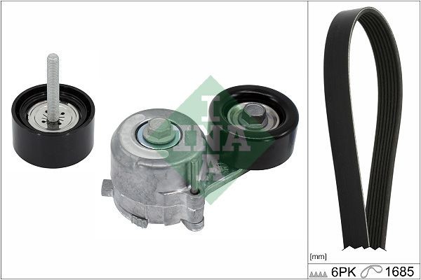 Kileremsett INA 529 0421 10 INA 529 0421 10 Drivremsett OPEL INSIGNIA 2018