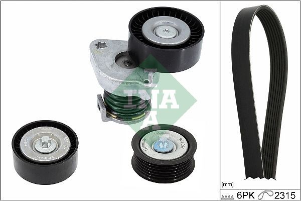 Kit Cinghie Poly-V INA 529 0444 10 INA 529 0444 10 Kit cinghie poly-v Mercedes-Benz Classe C 2025
