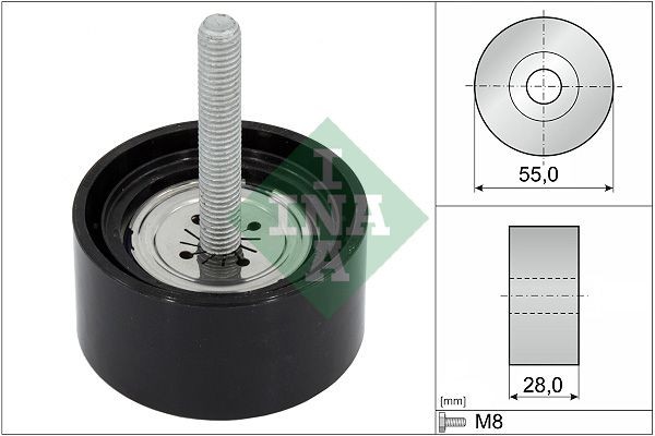 INA Τροχαλία παρέκκλισης, ιμάντας poly-V 532 0869 10 INA 532 0869 10 Τροχαλία παρέκκλισης, ιμάντας poly-V VAUXHALL Insignia Mk1 (A) Hatchback (G09) 1.8 (68) 140 PS 2012