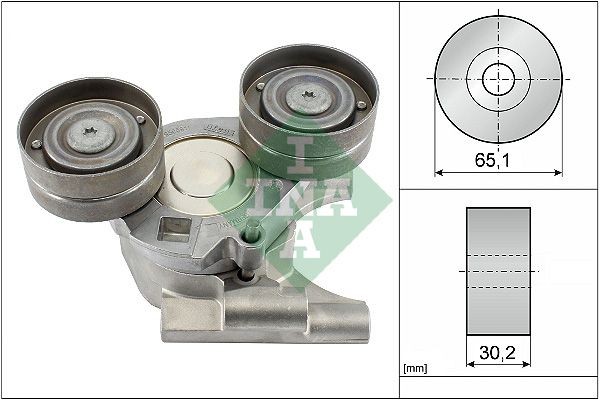 INA Spanner, Poly V-riem 534 0682 10 INA 534 0682 10 Riemspanner MAZDA 626 V Sedan (GF) aan een voordelige prijs