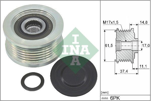 INA Dispositivo ruota libera alternatore 535 0348 10 INA 535 0348 10 Puleggia alternatore Fiat Marea Weekend originale prezzo