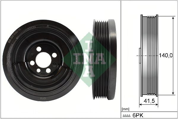 Remenica kľukového hriadeľa INA 544 0163 10 INA 544 0163 10: Remenica kľukového hriadeľa Seat CORDOBA 2008