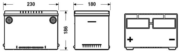 Batteri TUDOR TB558 TUDOR TB558 Bilbatteri CHEVROLET S10 2011