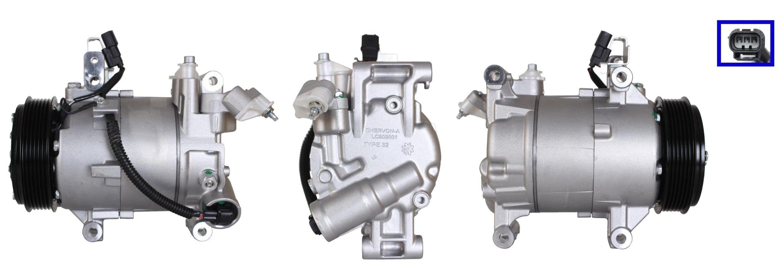 ELSTOCK AC-kompressor 51-1250 51-1250 ELSTOCK Kompressor Honda