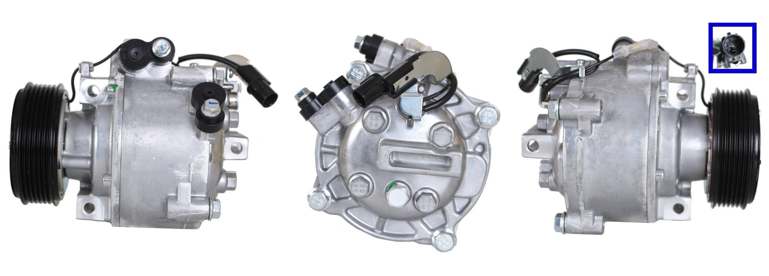 ELSTOCK Compressor, ar condicionado 51-1284 Compressor do ac ELSTOCK MITSUBISHI 51-1284