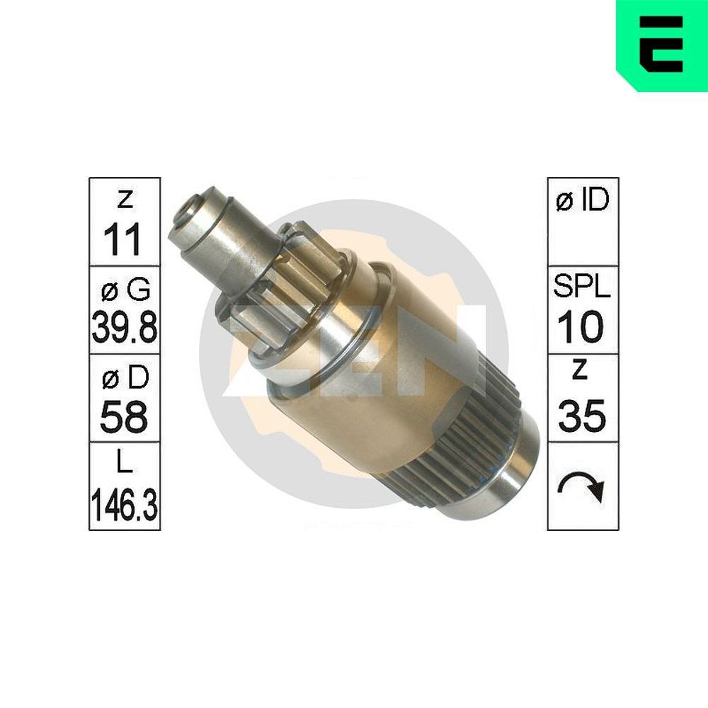 ERA Friløpsgir, starter ZN1827 ERA ZN1827 Friløpsgir, starter Toyota Land Cruiser J7 Pick-up pris