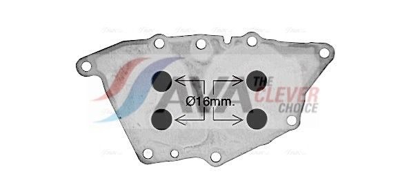 AVA COOLING SYSTEMS Moottoriöljyn jäähdytin BW3594 BW3594 AVA COOLING SYSTEMS Öljynlauhdutin BMW X5