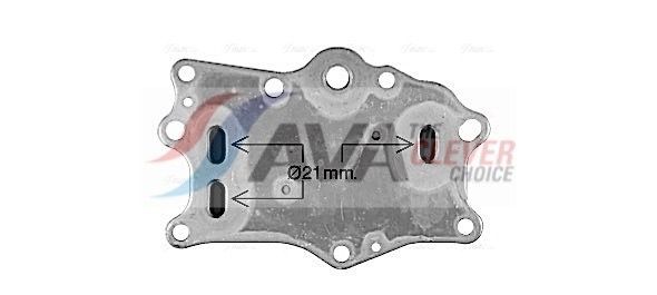 Chladič motorového oleja AVA COOLING SYSTEMS CR3143 AVA COOLING SYSTEMS CR3143 Olejový chladič OPEL ANTARA 2014