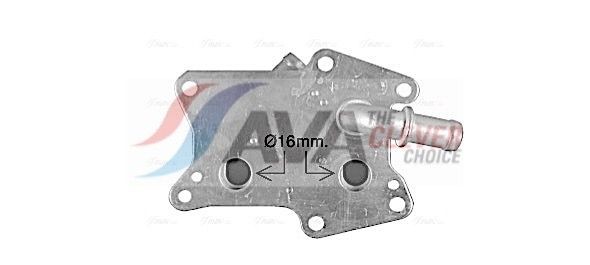 AVA COOLING SYSTEMS Engine oil cooler MS3750 MS3750 AVA COOLING SYSTEMS oil cooler for MERCEDES-BENZ CLA
