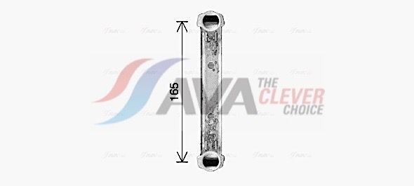 AVA COOLING SYSTEMS Εναλλάκτης θερμότητας, θέρμανση εσωτερικού χώρου MS6763 AVA COOLING SYSTEMS Εναλλάκτης θερμότητας IVECO MS6763