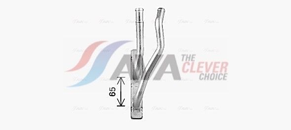 AVA COOLING SYSTEMS Εναλλάκτης θερμότητας, θέρμανση εσωτερικού χώρου MZ6299 AVA COOLING SYSTEMS Ψυγείο καλοριφέρ IVECO MZ6299