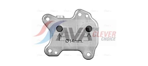 AVA COOLING SYSTEMS Õliradiaator, mootoriõli OL3715 Õlijahuti AVA COOLING SYSTEMS Peugeot 308 OL3715