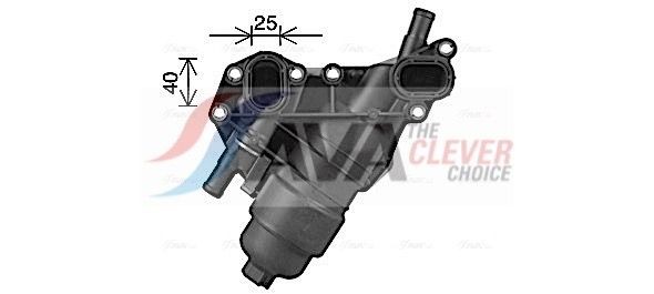 AVA COOLING SYSTEMS Õliradiaator, mootoriõli RT3638H Õlijahuti AVA COOLING SYSTEMS Mercedes-Benz 190 RT3638H