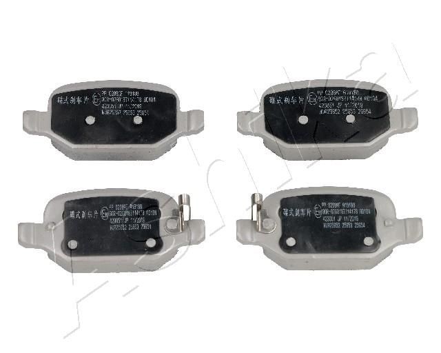 ASHIKA Τακάκια φρένων 51-00-0208 Σετ τακάκια ASHIKA Fiat TALENTO 51-00-0208