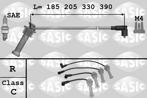 SASIC Zündleitungssatz 9286043 9286043 Zündkabel SASIC TESLA MODEL 3