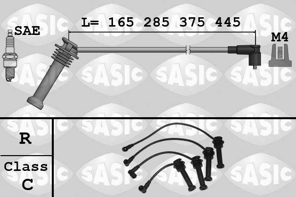 SASIC Zündleitungssatz 9286079 9286079 Zündkabel-Set TESLA MODEL 3 SASIC kaufen