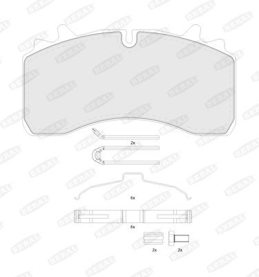 BERAL Bremžu kluči BCV29162TK BCV29162TK Bremžu kluči BERAL PEUGEOT 207