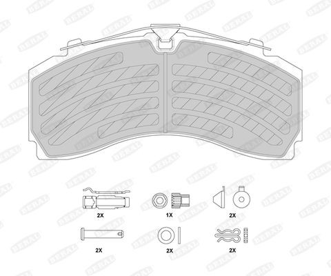BERAL Bremsbeläge BCV29246TK BCV29246TK Sportbremsbeläge TOYOTA AURIS BERAL kaufen