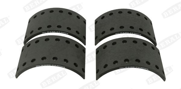 BERAL Bromsbelägg, sats, trumbroms KBL59338.0-1561 KBL59338.0-1561 BERAL Trumbromsar Volkswagen