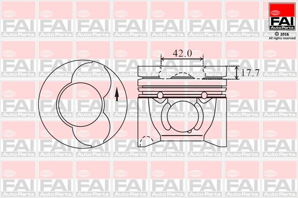 Πιστόνι FAI AutoParts PK13-000 FAI AutoParts PK13-000 Πιστονι Peugeot BOXER 2005