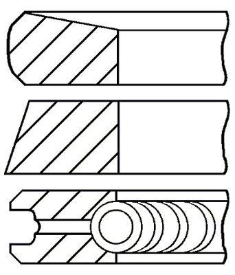 FAI AutoParts Kolvirõngakomplekt PR20-000 PR20-000 Kolvirõngad NISSAN NV400 FAI AutoParts