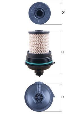 Brandstoffilter MAHLE KX 480 MAHLE KX 480 Benzinefilter RENAULT MEGANE 2024