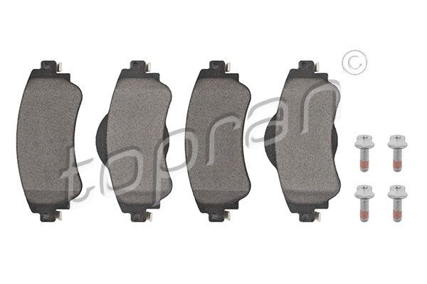 TOPRAN Brake pad set 624 507 624 507 TOPRAN brake pads for CITROЁN C2