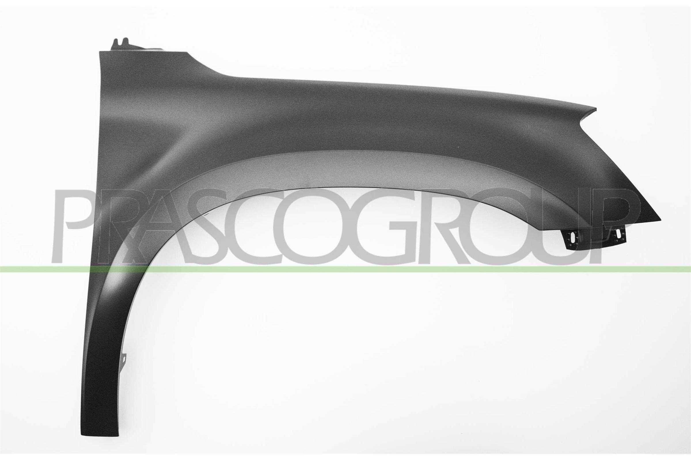 Hjulskjerm PRASCO SK7123003 PRASCO SK7123003: Forskjerm og bakskjerm Škoda YETI 2014