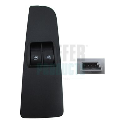 HOFFER Spínač elektrického otvárania okien 2106488 2106488 Vypinac na stahovanie okien HOFFER FIAT PALIO