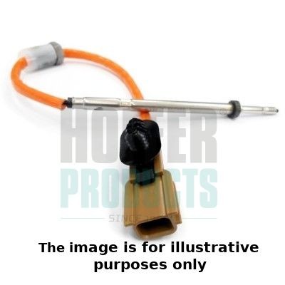 HOFFER Sensor, temperatura dos gases de escape 7451900E 7451900E Sensor de temperatura HOFFER NISSAN 200 SX
