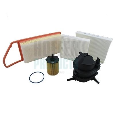 HOFFER Filter kit FKPSA018 HOFFER FKPSA018 Vitara II SUV Cabriolet (ET) Servicekit og filtersæt pris