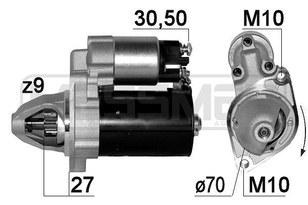 MESSMER Anlasser 220667A Anlasser MESSMER TROOPER 220667A günstig