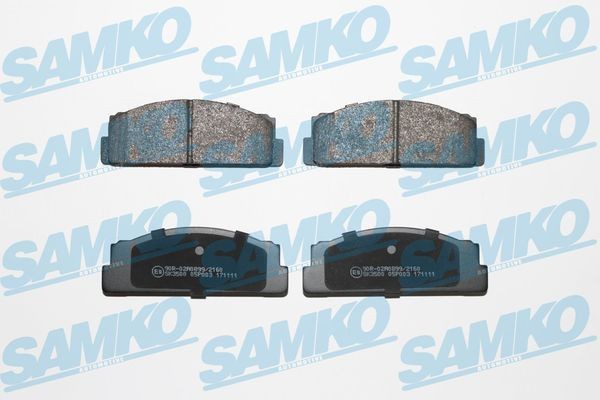 SAMKO Bremseklodser 5SP003 SAMKO 5SP003 FIAT Fiorino I Van (147) Bremseklodser til en rimelig pris