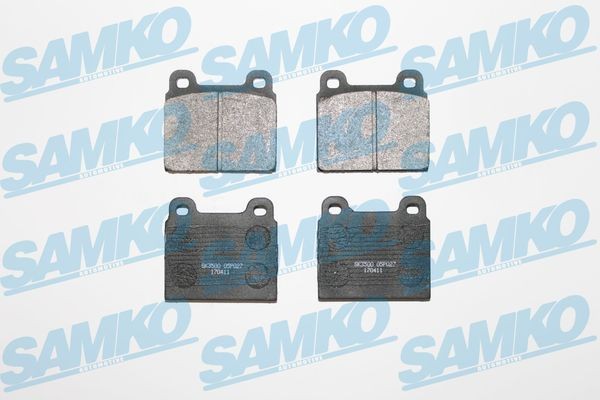 SAMKO Bremseklodser 5SP027 SAMKO 5SP027 Bremseklodssæt Mercedes W111 billig