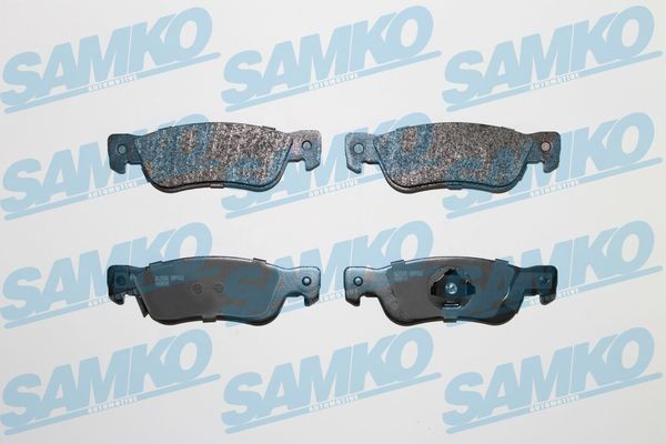 SAMKO Bromsbelägg 5SP052 SAMKO 5SP052 Bromsbelägg ISUZU Trooper I SUV (UBS) 2.8 TD 4WD 110 hk 1989