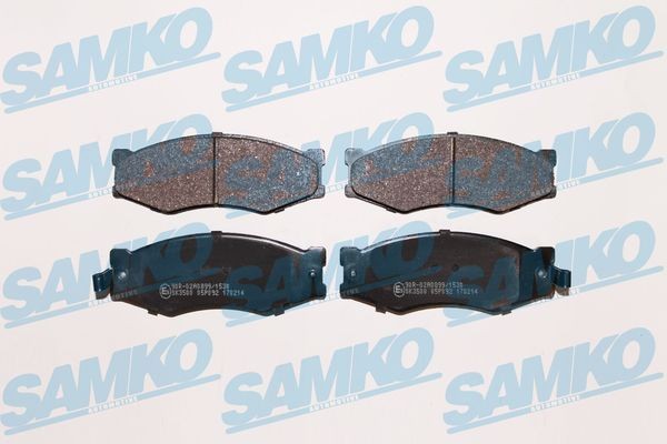 SAMKO Piduriklotsid 5SP092 SAMKO 5SP092 Piduriklotsid Pick Up (720) hind