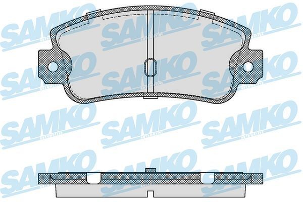 SAMKO Brake pad set 5SP106 SAMKO 5SP106 front and rear brake pads LANCIA Trevi (828)