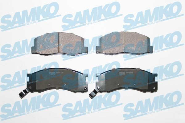 SAMKO Brake pad set 5SP1126 SAMKO 5SP1126 Liteace M30 rear brake pad replacement