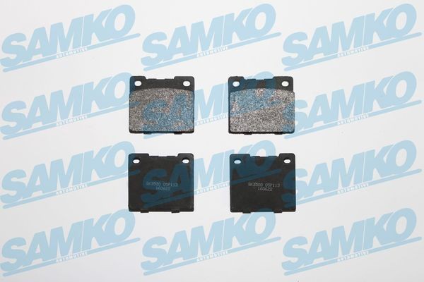 SAMKO Brzdové doštičky/platničky 5SP113 5SP113 Brzdové doštičky VOLVO S40 SAMKO
