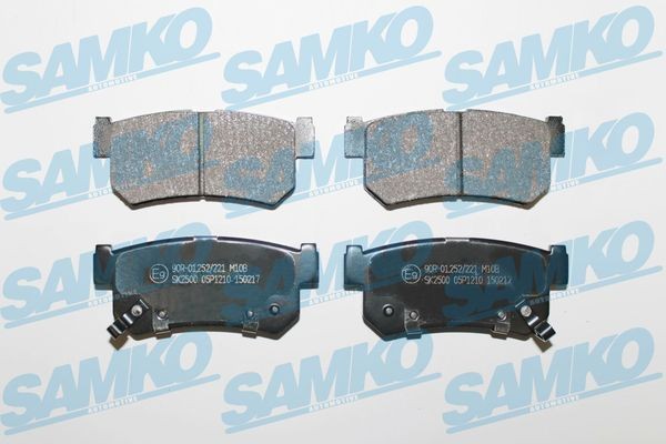 SAMKO Brzdové doštičky/platničky 5SP1210 Športové brzdové doštičky SSANGYONG SAMKO 5SP1210
