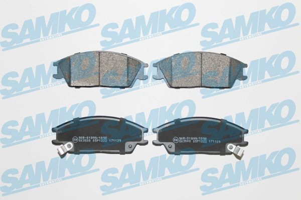 SAMKO Kit pastiglie freni 5SP1222 SAMKO 5SP1222 Kit pastiglie freni HYUNDAI Accent II Hatchback (LC) 1.5 105 CV 1999