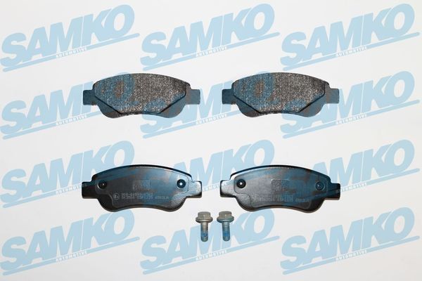 Piduriklotsid SAMKO 5SP1235 SAMKO 5SP1235: Pidurikattekomplekt, ketaspidur Citroen C1 2017