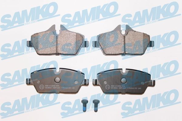 SAMKO Bromsbelägg 5SP1241 5SP1241 SAMKO bromskloss BMW 6-serie