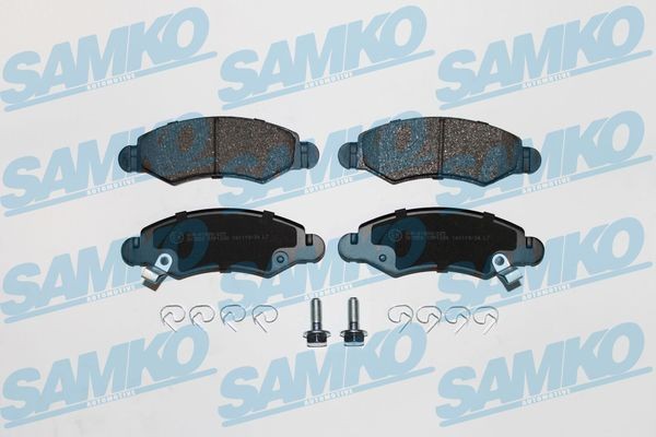 Remblokken SAMKO 5SP1280 SAMKO 5SP1280: Remblokkenset Opel AGILA 2001
