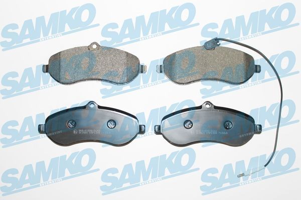 SAMKO Brzdové doštičky/platničky 5SP1348 SAMKO 5SP1348 Brzdové obloženie Fiat SCUDO originálne