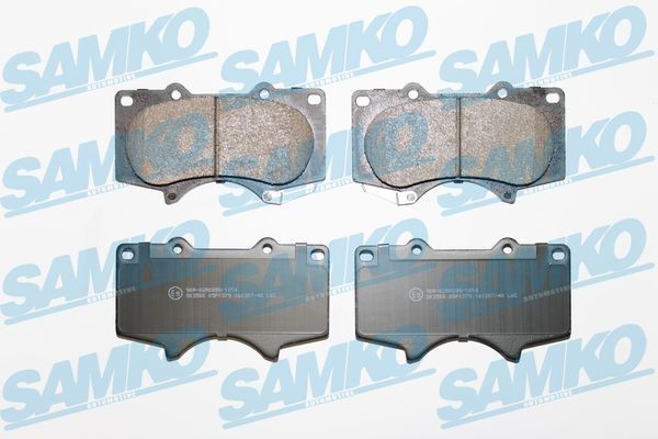 SAMKO Brzdové doštičky/platničky 5SP1379 Športové brzdové doštičky SAMKO LEXUS 5SP1379