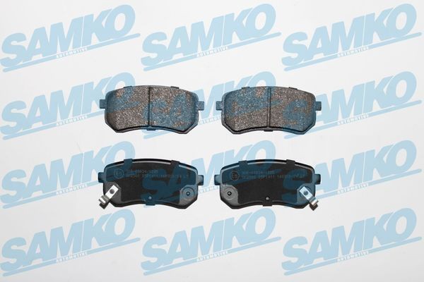 Bromsbelägg SAMKO 5SP1411 SAMKO 5SP1411: Bromskloss Kia PICANTO 2010