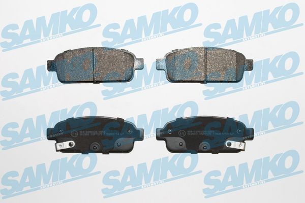 SAMKO Piduriklotsid 5SP1575 hind Pidurikattekomplekt, ketaspidur Chevrolet J300 5SP1575 SAMKO